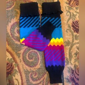 Funky retro leg warmers
